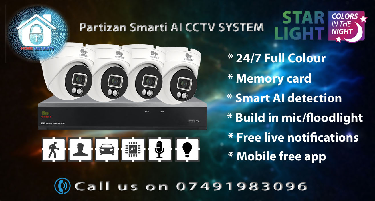 Amazing Partizan Smart AI CCTV SYSTEM